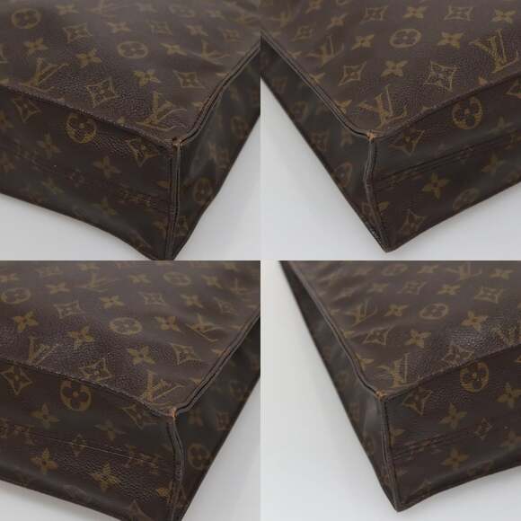 LOUIS VUITTON Monogram Sac Plat Hand Bag M51140 - Picture 10 of 12